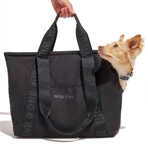 Wild One 🖤Cotton Everyday Dog Carrier